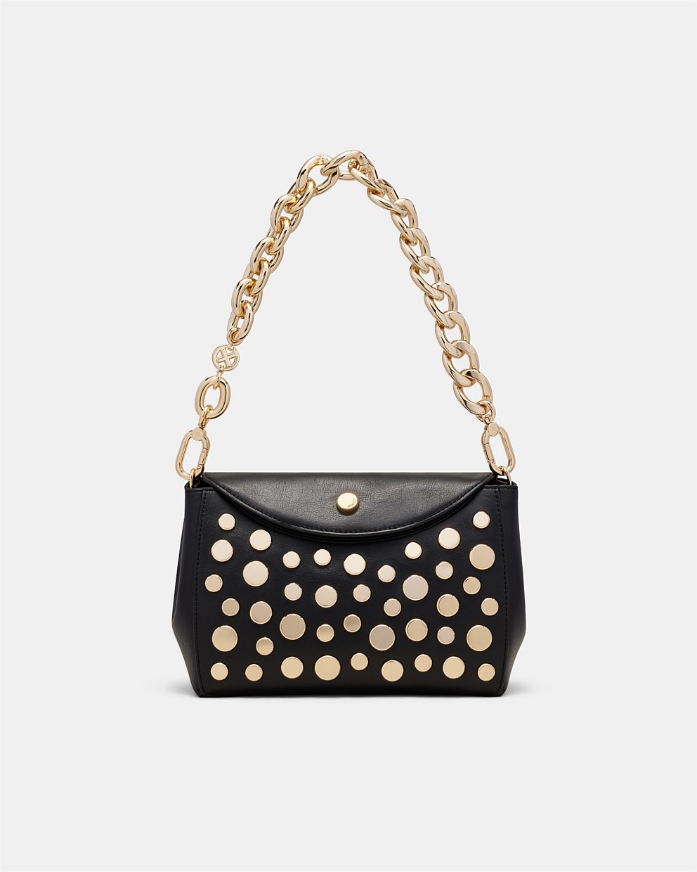 Black and gold outlet clutch