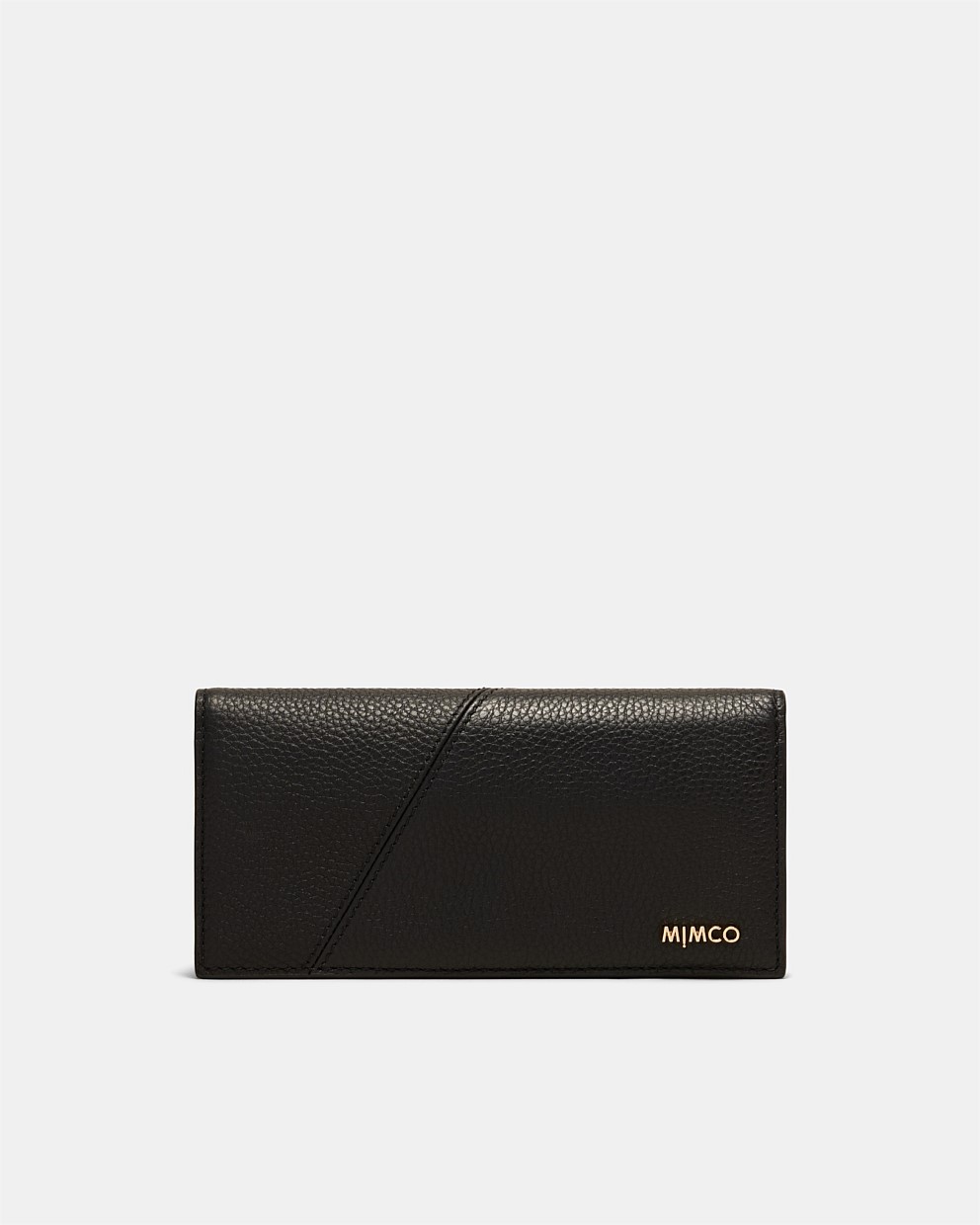 Black Light Gold Drift Large Zip Wallet - Wallets | Mimco