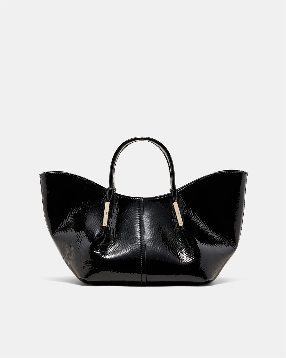 Black Light Gold Mayara Mini Tote Bag - Tote Bags | Mimco