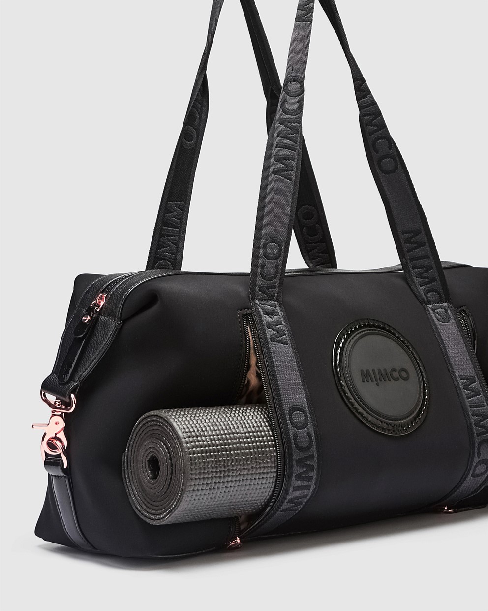 Black and rose gold hotsell gym bag