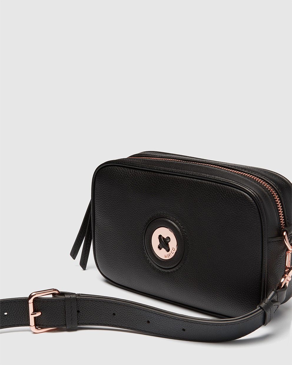 Black and rose store gold crossbody bag