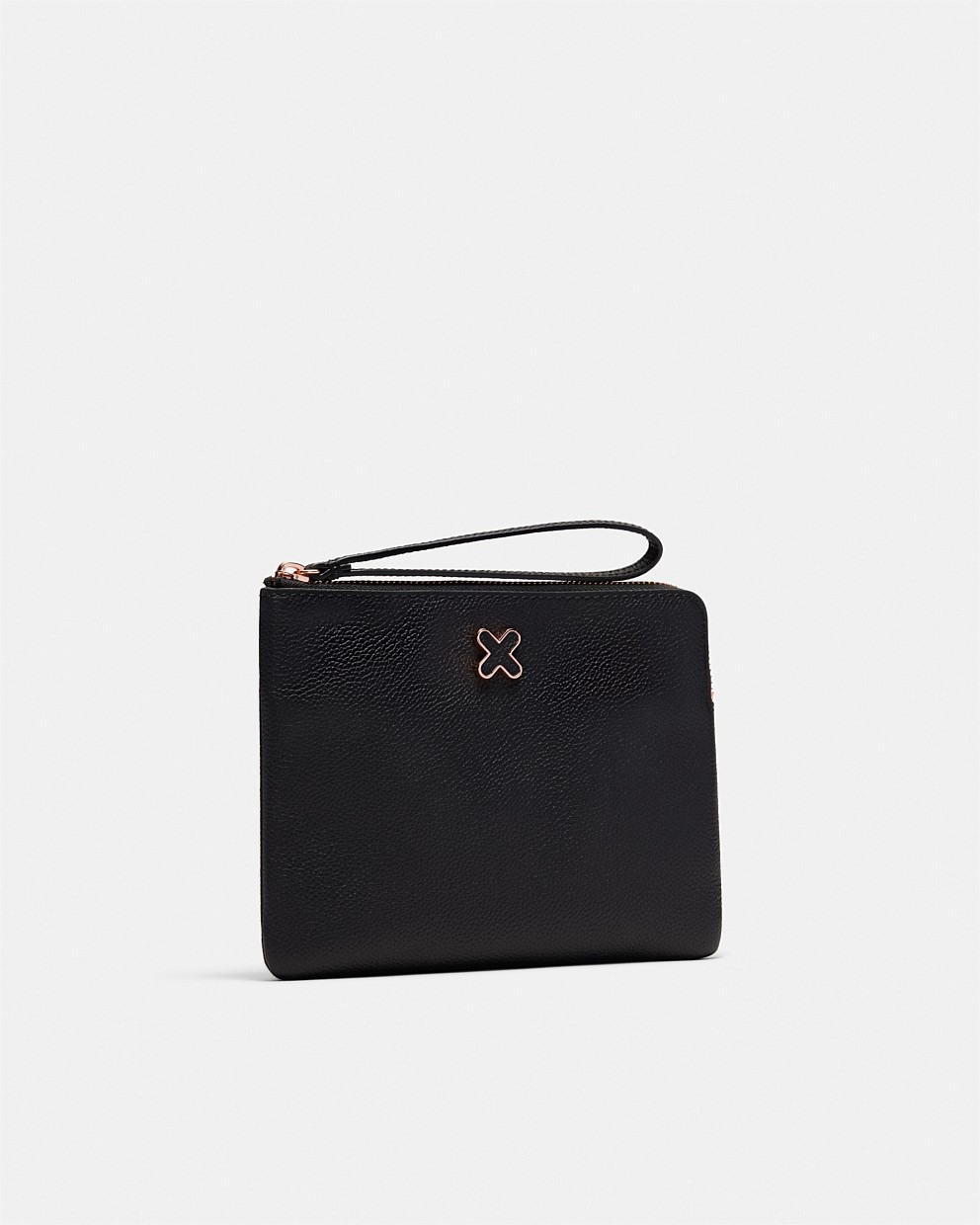 Black Rose Gold Hendrix Medium Pouch Pouches Mimco