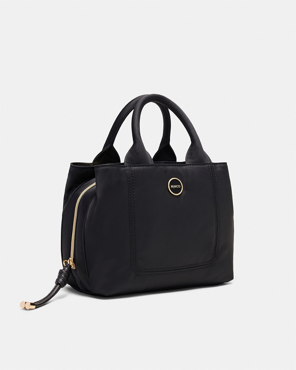 Black Light Gold Nextalgia Mini Tote Bag Bags Mimco