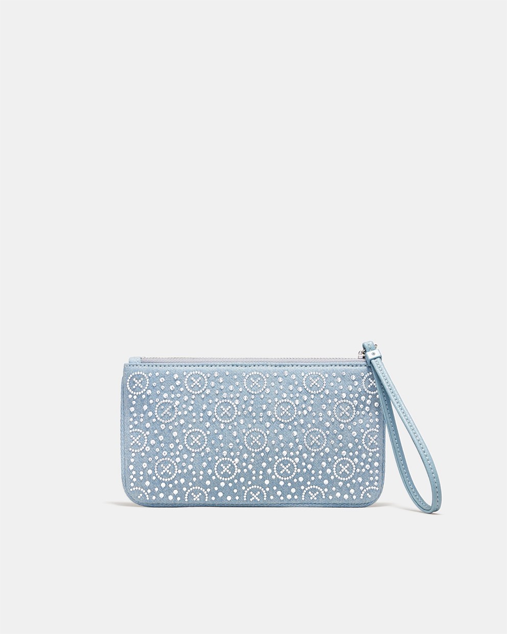 Denim Mim Gram Sparkle Pouch Pouches Mimco