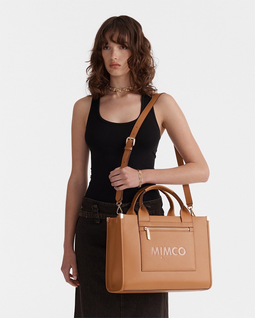 BNWT Mimco Tan Brown Crossbody Satchel Bag | Satchel bags, Brown crossbody,  Bags