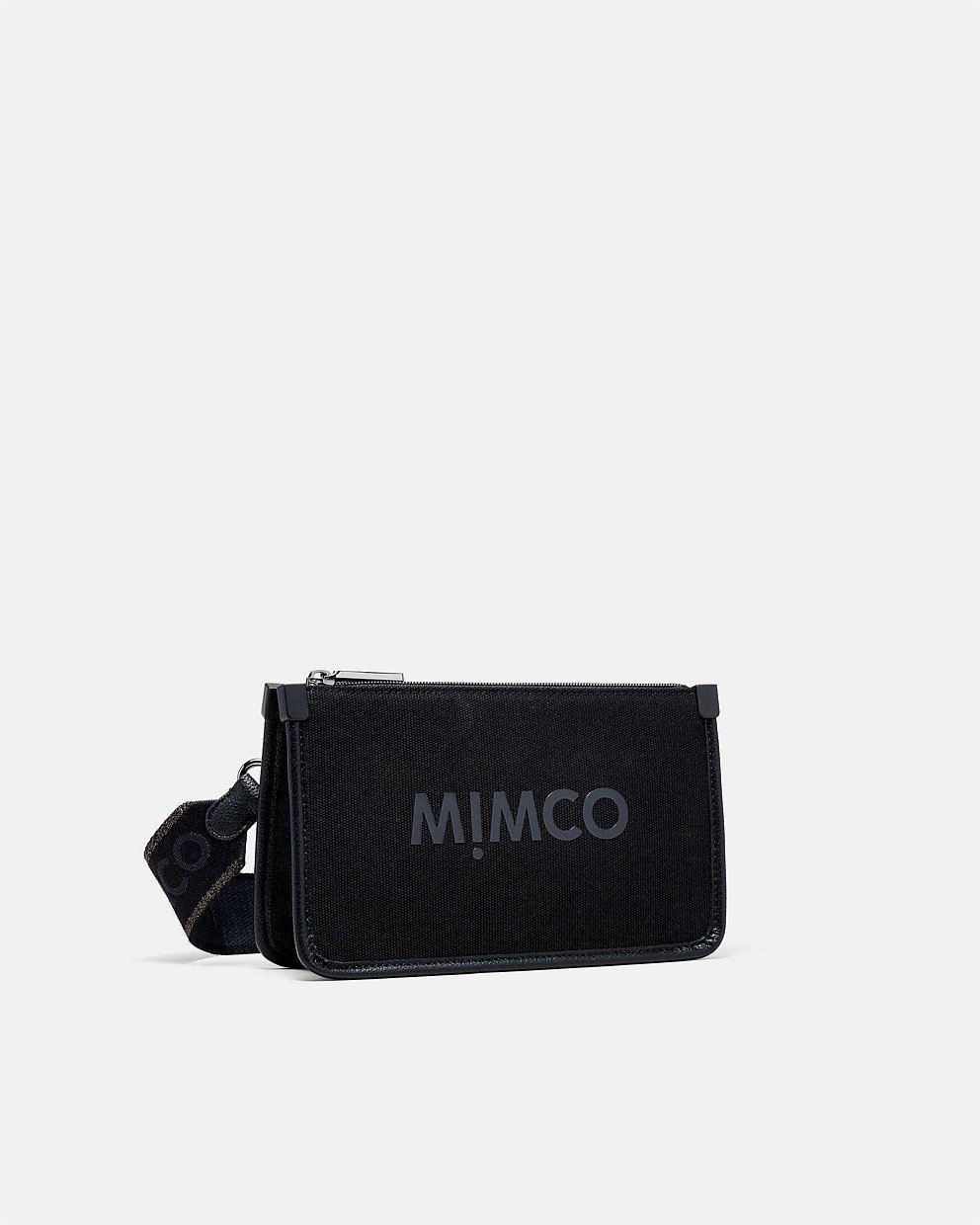Black Gunmetal Patch Crossbody Bag Bags Mimco