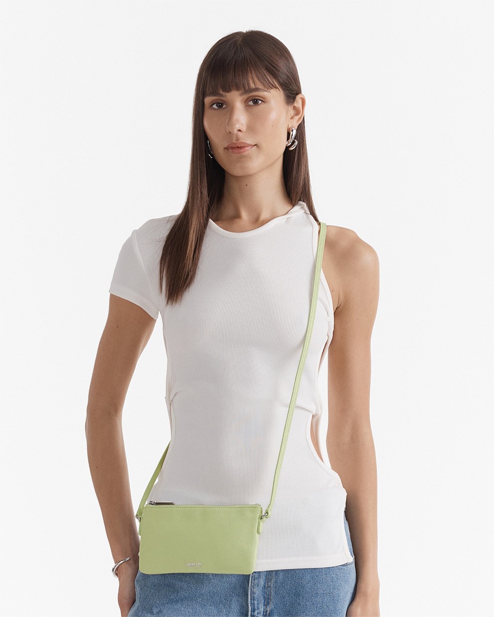 Pistachio Rhiannon Pouch Crossbody Bag - Pouches | Mimco
