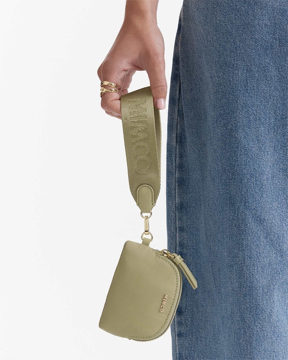 Faded Moss Mercy Wrist Strap Coin Purse - Coin Purses | Mimco