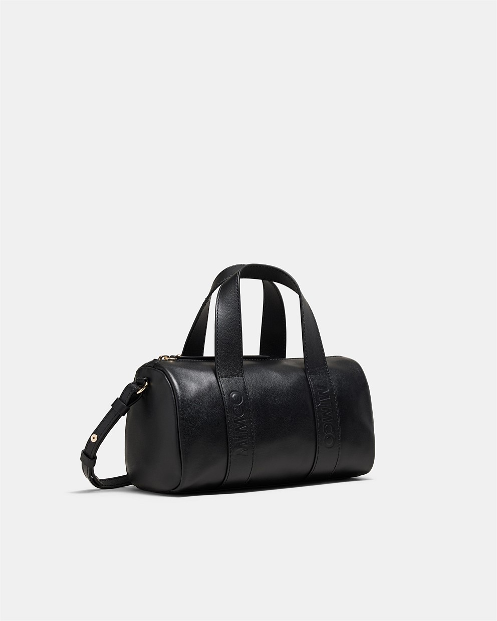 【MIMCO】Centre Stage Mini Bowler Bag/レザーバッグ/2WAY Black Light Gold Centre Stage Mini Bowler Bag - Crossbody