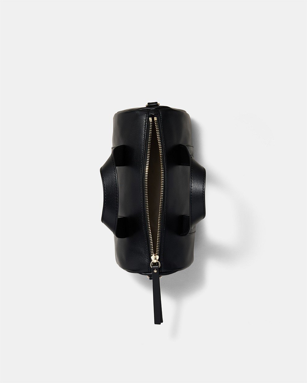 【MIMCO】Centre Stage Mini Bowler Bag/レザーバッグ/2WAY Black Light Gold Centre Stage Mini Bowler Bag - Crossbody