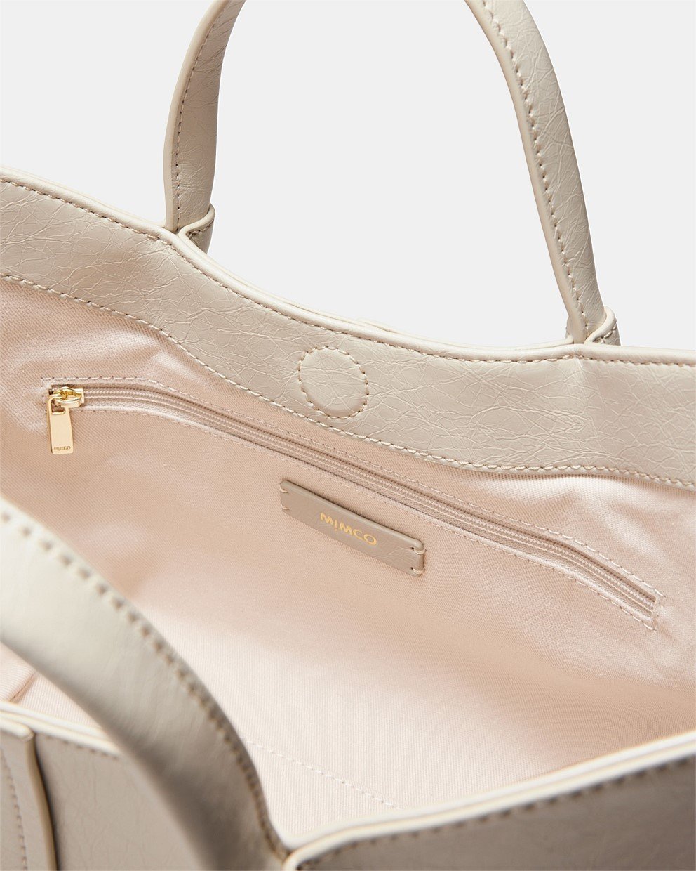 【MIMCO】Mayara Mini Tote Bag/レザーミニトート/ストラップ付 Mimco Mayara Mini Tote Bag | David Jones