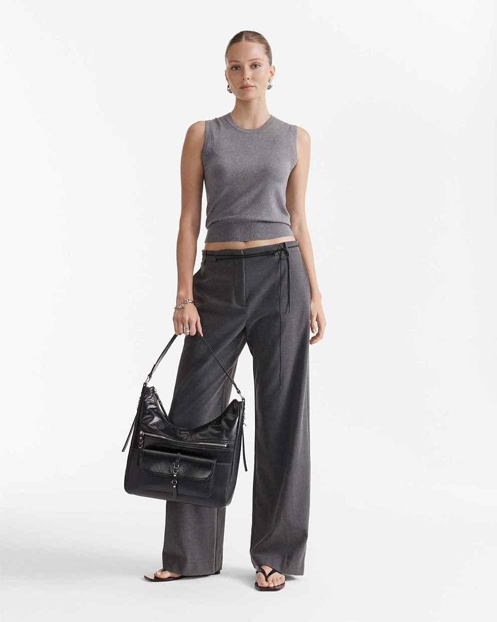 MIMCO ◆ Silvie Hobo Bag レザー バッグ ロゴ Mimco Silvie Hobo Bag | David Jones