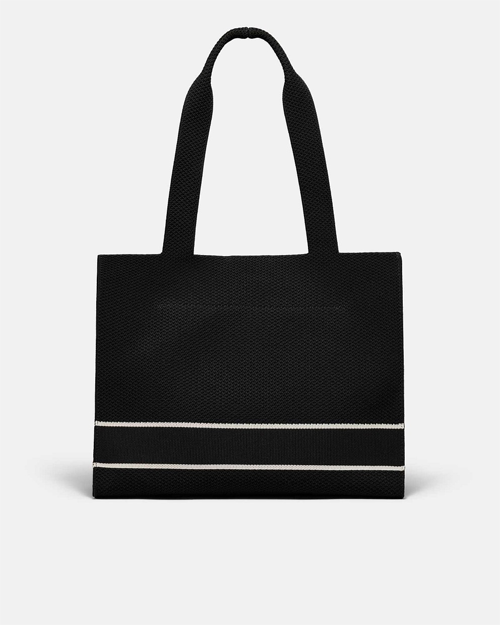 Black Silver Blondie Boxy Tote Bag - Bags | Mimco