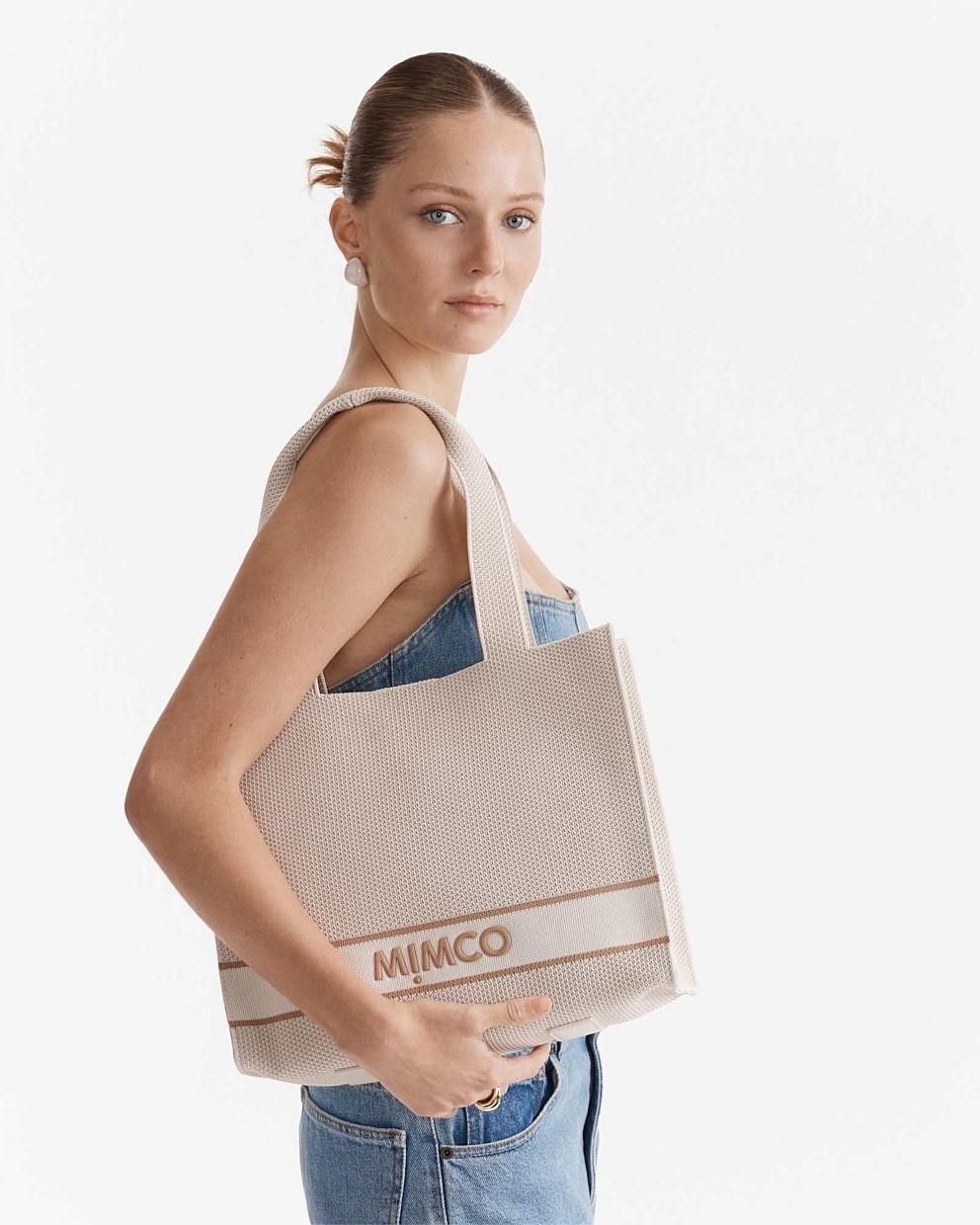 【MIMCO】Blondie Boxy Tote Bag/ボックストート/マグネット開閉 Mimco Blondie Boxy Tote Bag in Leopard | MYER