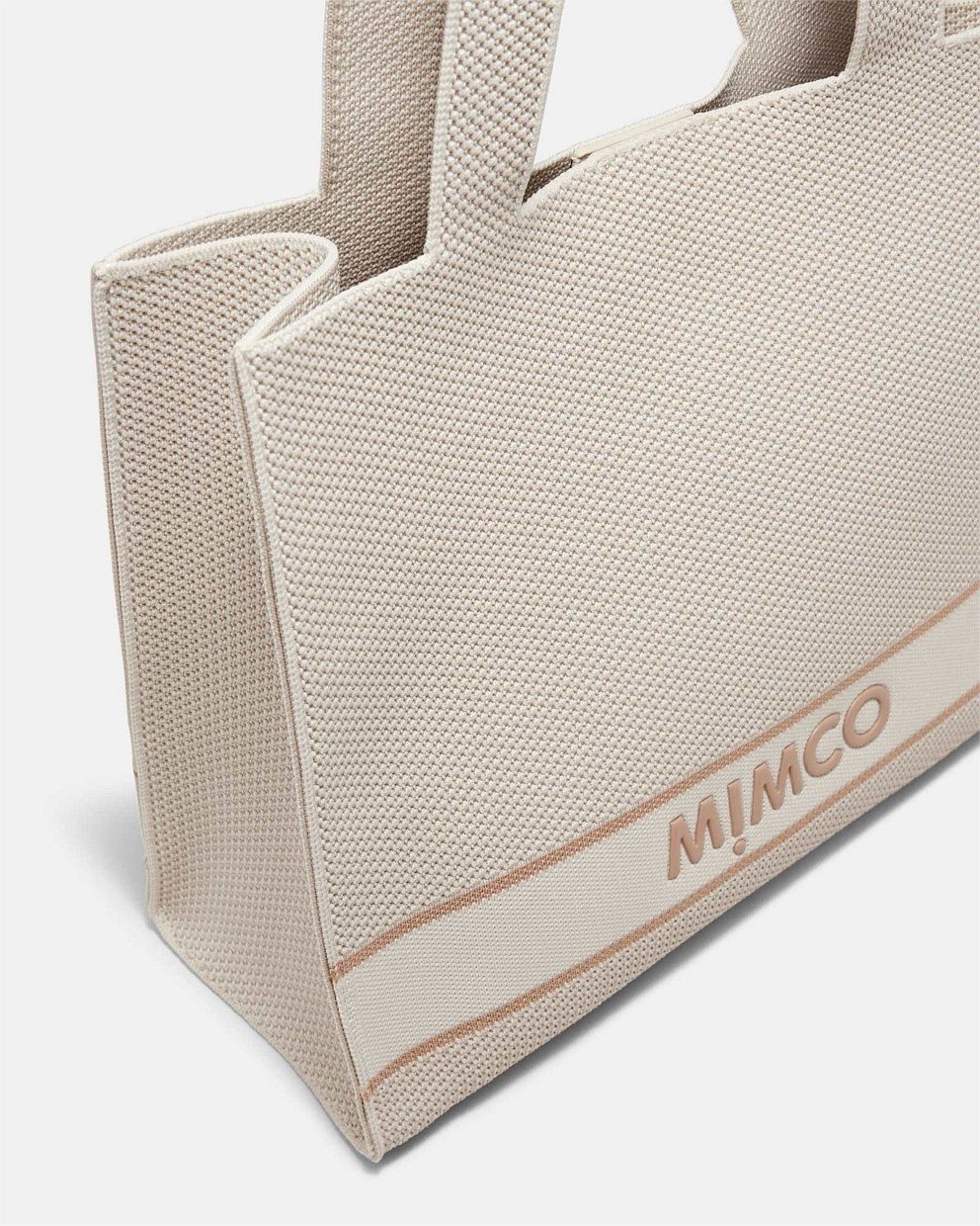 【MIMCO】Blondie Boxy Tote Bag/ボックストート/マグネット開閉 Black White Blondie Boxy Tote Bag - Bags | Mimco