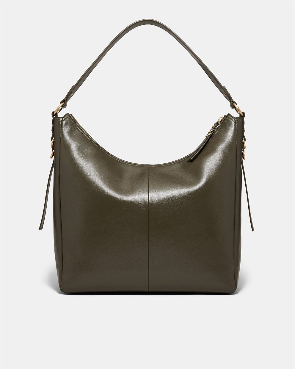 Dark Olive Silvie Hobo Bag - Shoulder & Hobo Bags | Mimco