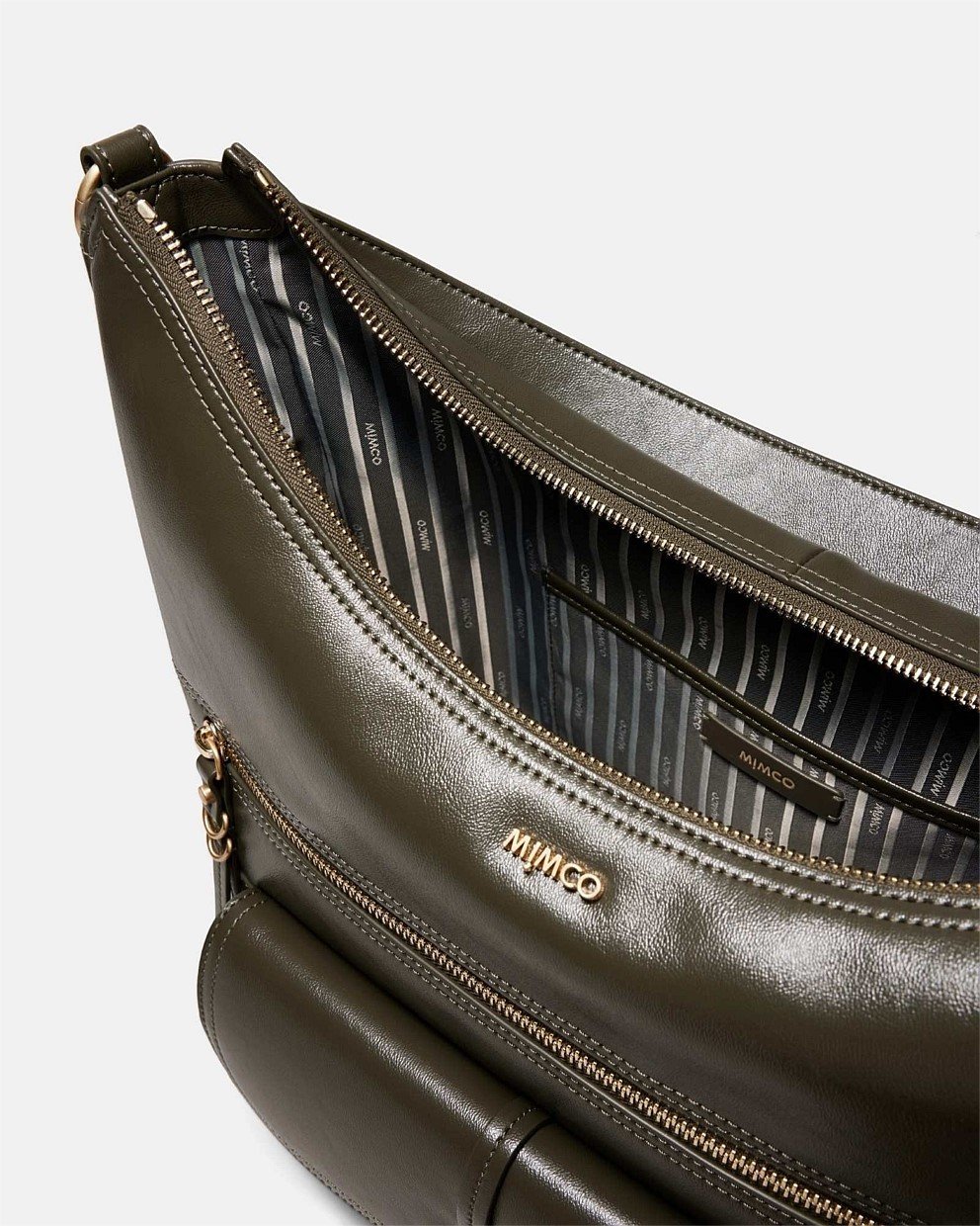MIMCO ◆ Silvie Hobo Bag レザー バッグ ロゴ Mimco Silvie Hobo Bag in Brandy | MYER
