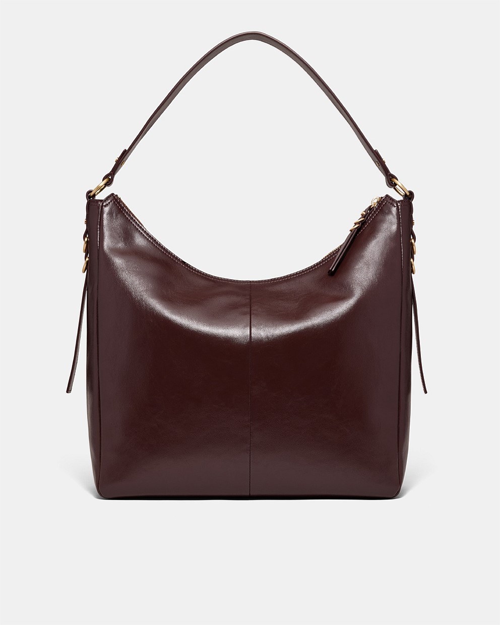 MIMCO ◆ Silvie Hobo Bag レザー バッグ ロゴ Brandy Silvie Hobo Bag - Shoulder & Hobo Bags | Mimco
