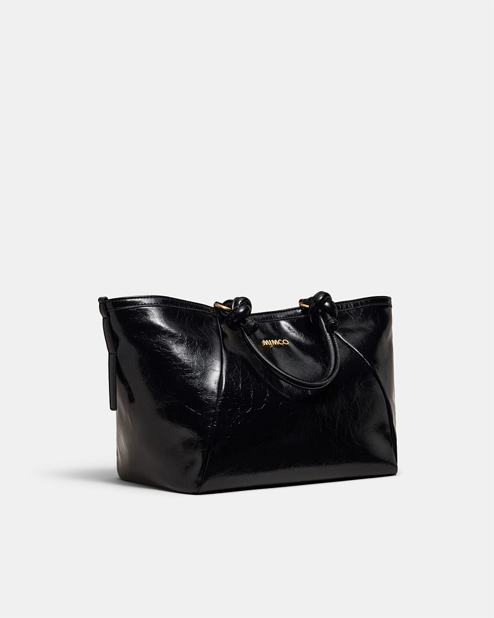 Black Yasmine Mini Tote Bag - Shoulder & Hobo Bags | Mimco